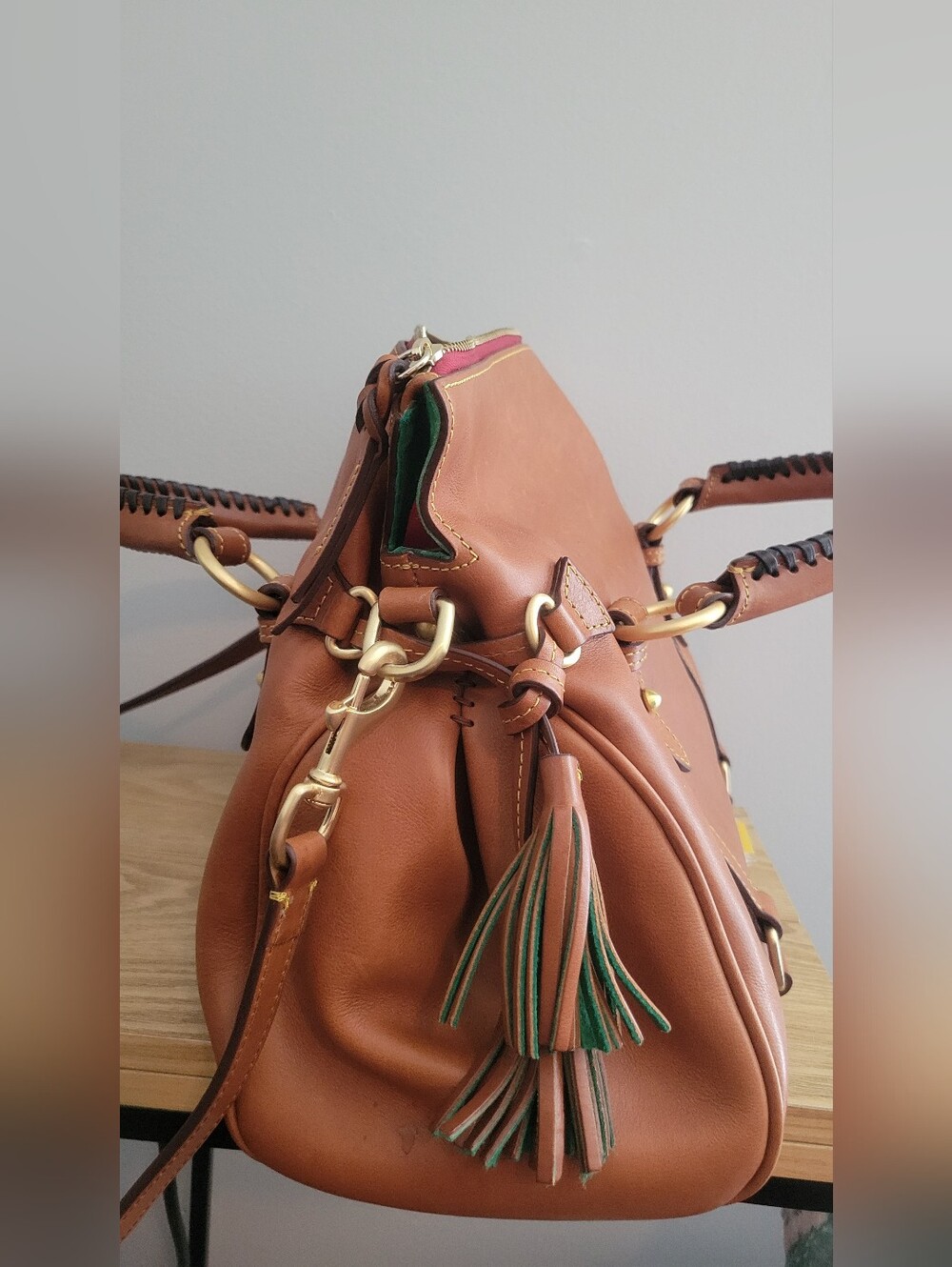 Dooney & Bourke Florentine satchel - Picture 2 of 8